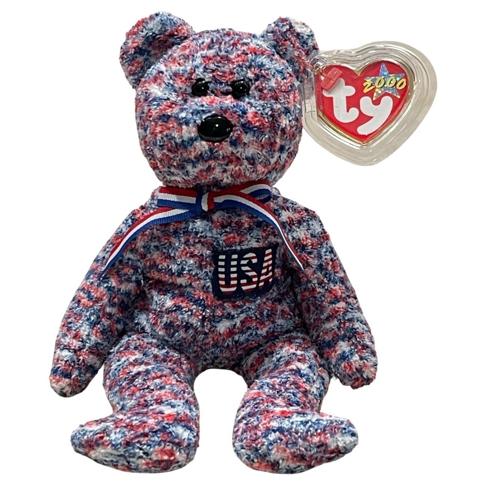 Ty Beanie Baby USA Bear